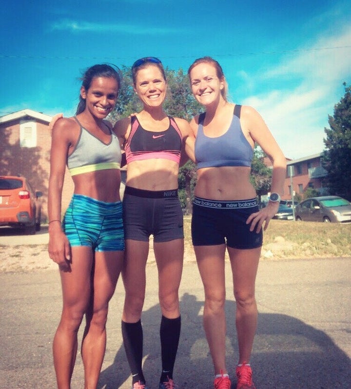 Hiruni Wijayarante, Lindsay Flanagan and Rosie Edwards