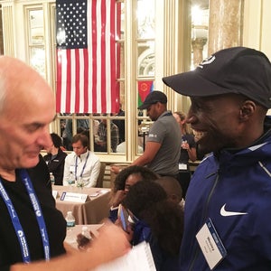 Wesley Korir and Roger Robinson