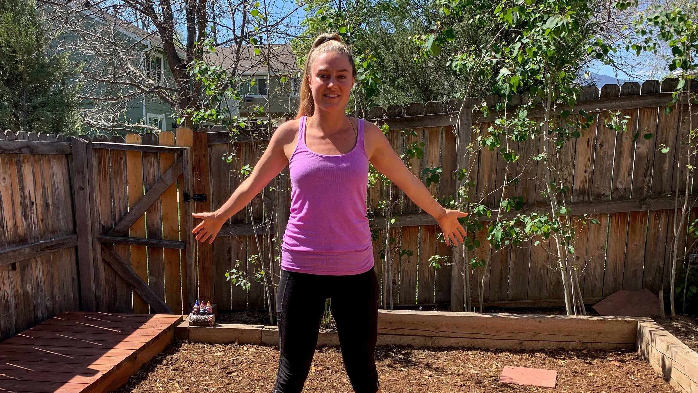arm swing warm up for shoulders