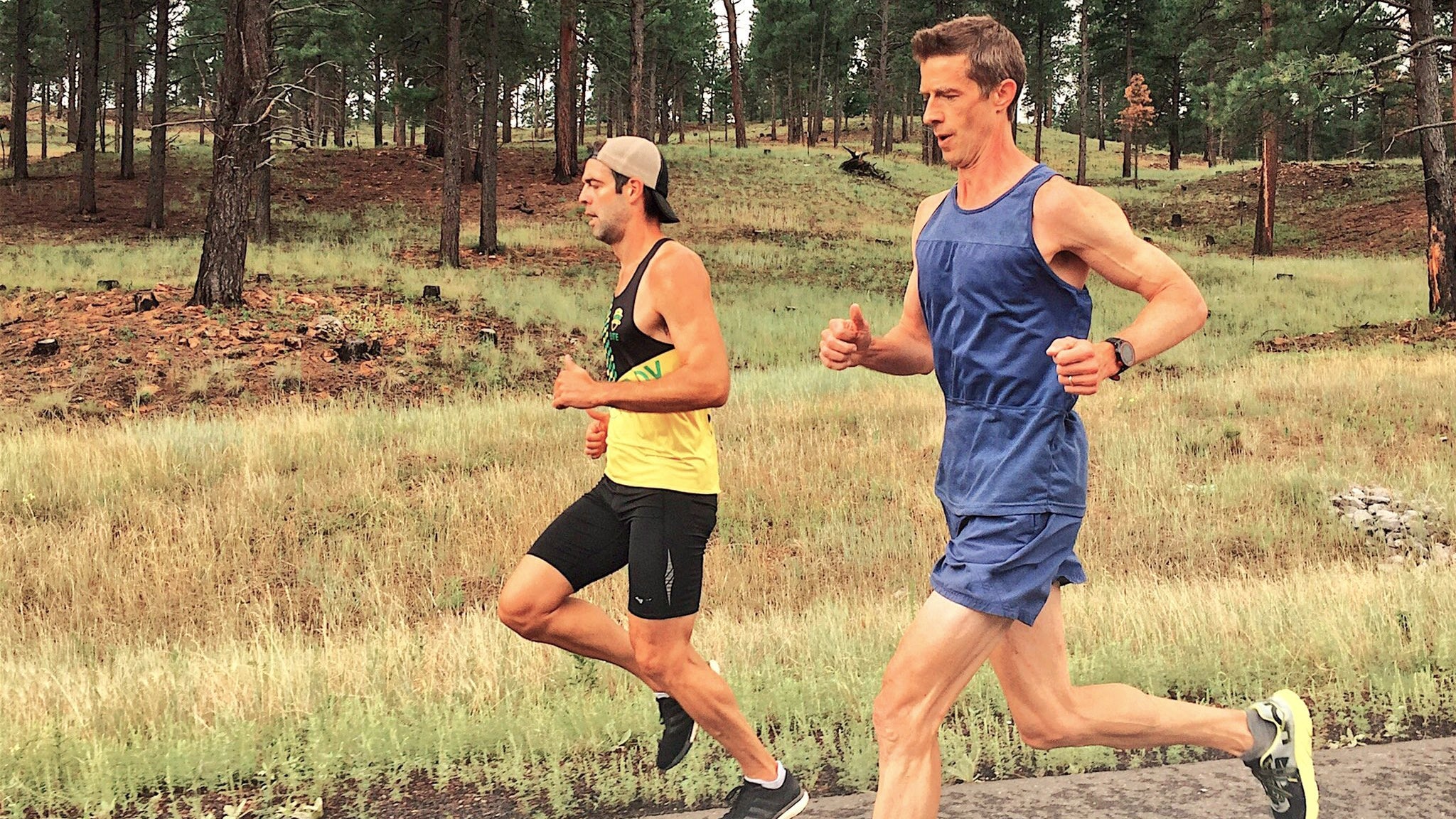 Matt Fitzgerald training with NAZ Elite