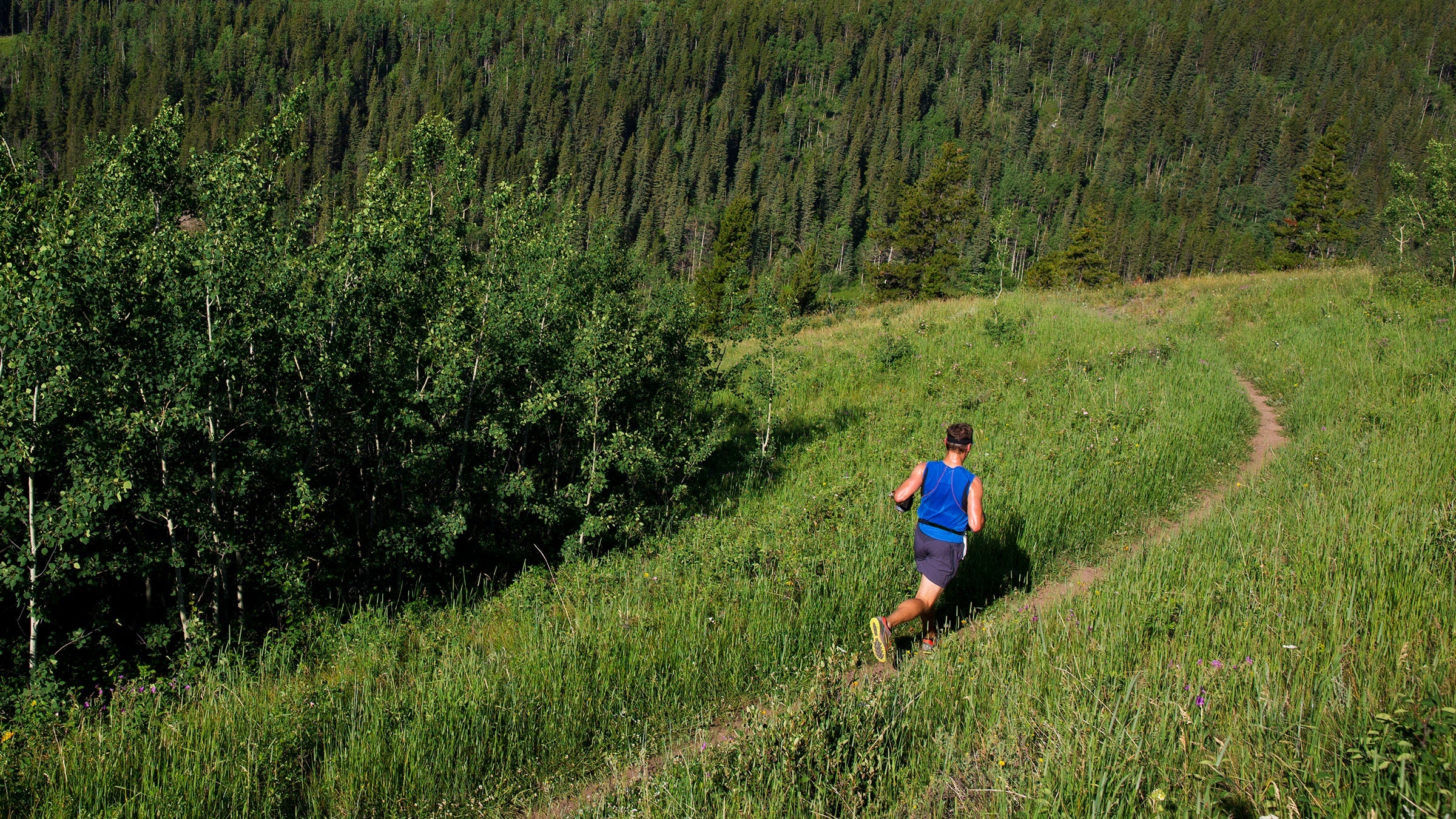 running alone