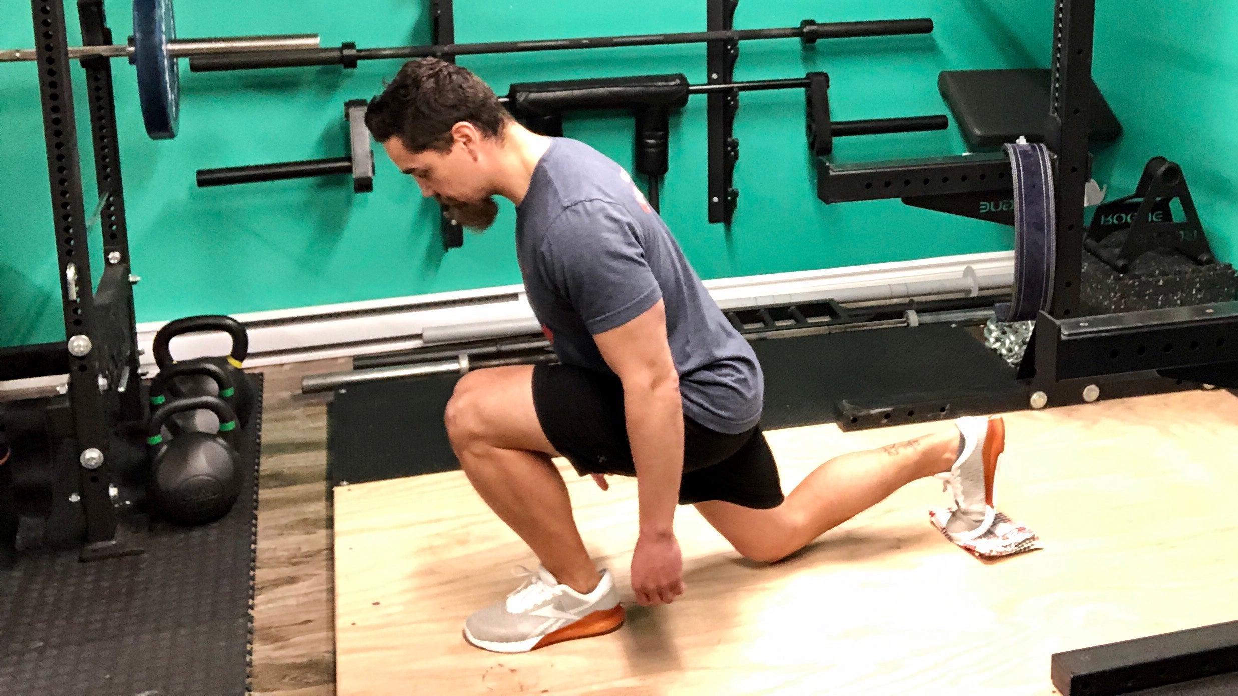 single-leg squat option