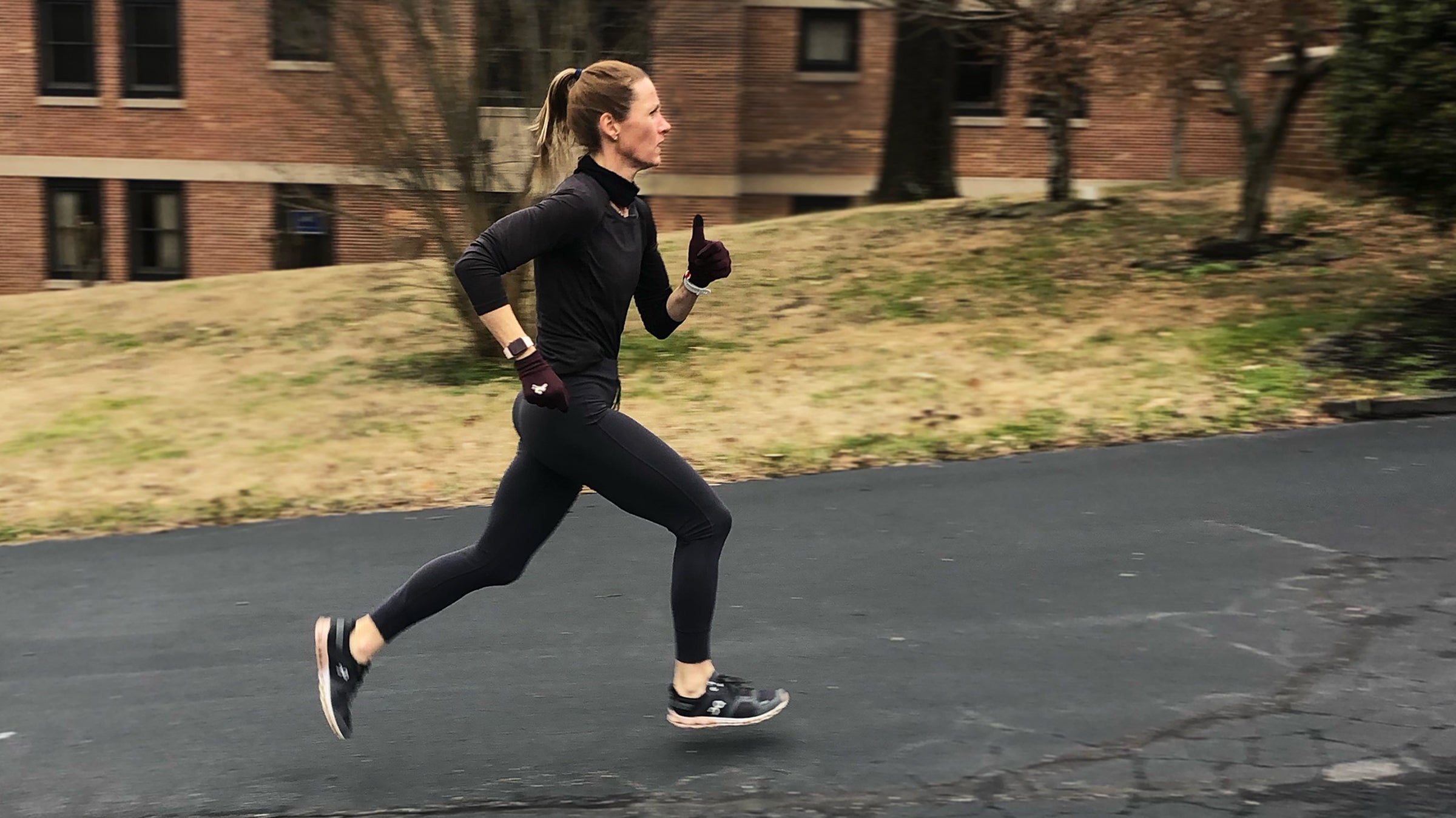 Gina Rouse, 42, training for the 2021 Boston Marathon