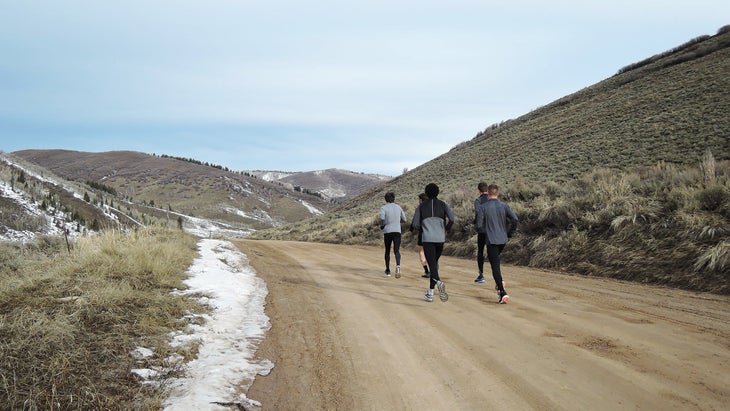 Brooks Beasts group running long