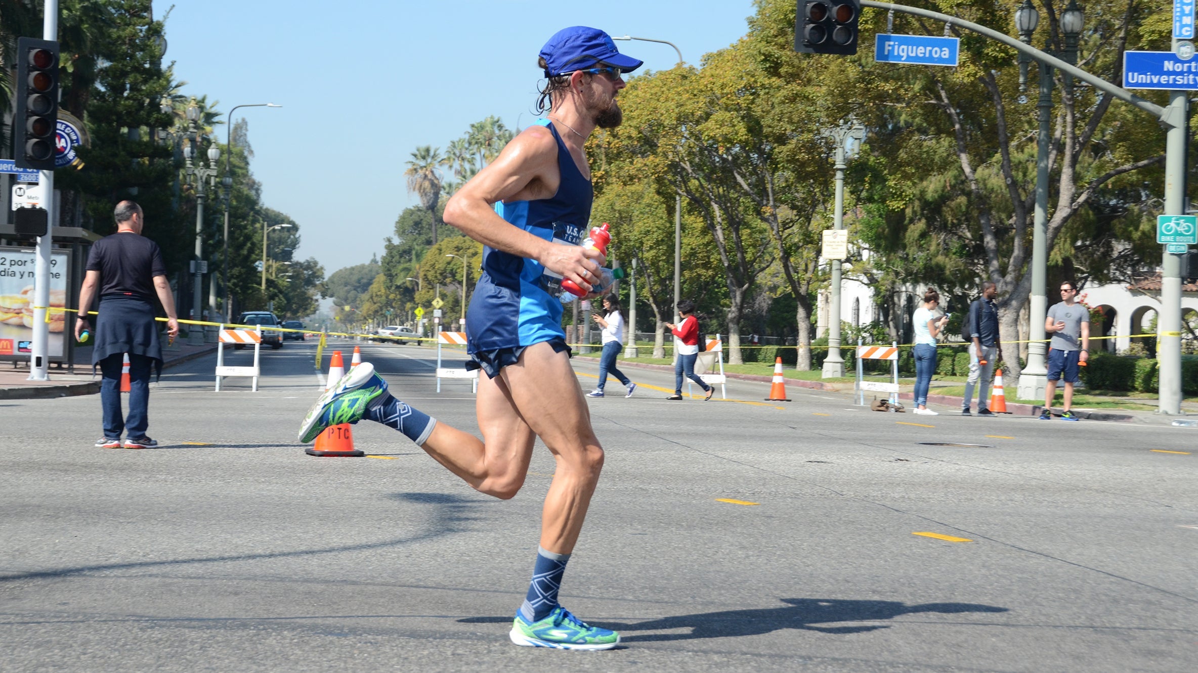 Hot runner at U.S.Marathon Trials LA2016