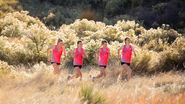 high school girls summer running