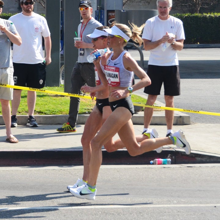 Shalane Flanagan and Amy Cragg LA2016