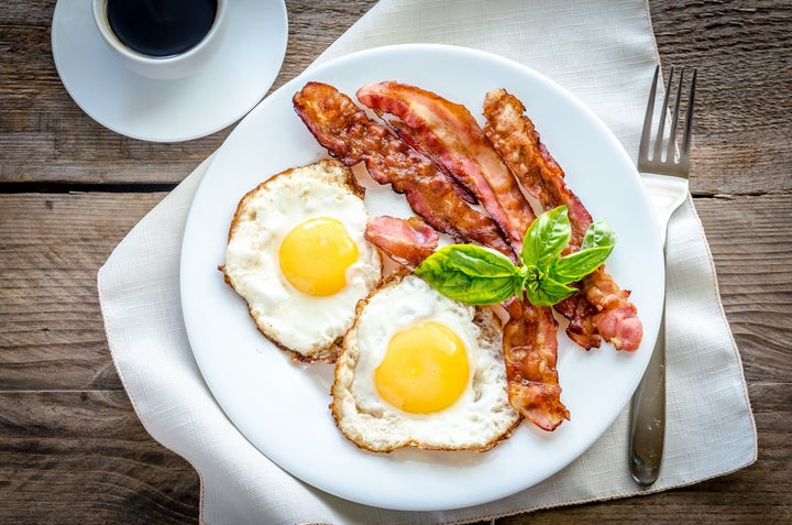 eggs and bacon