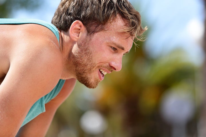 hot, sweaty runner