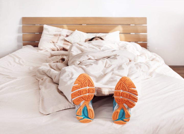 sleeping runner