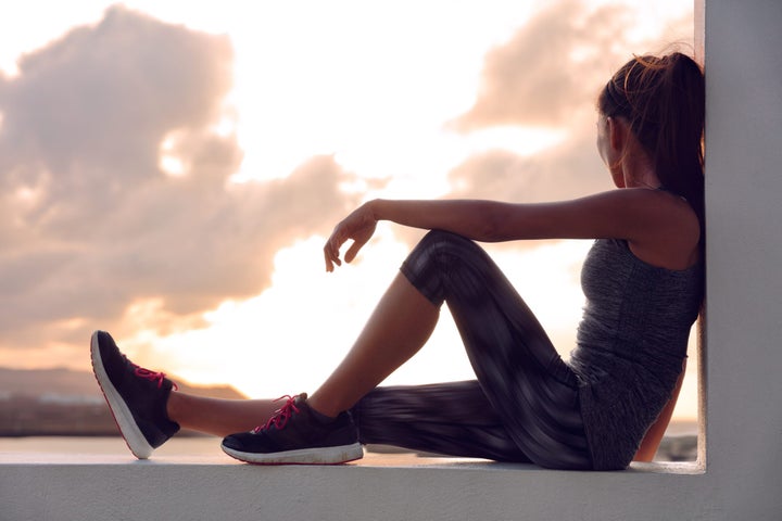 running reflection