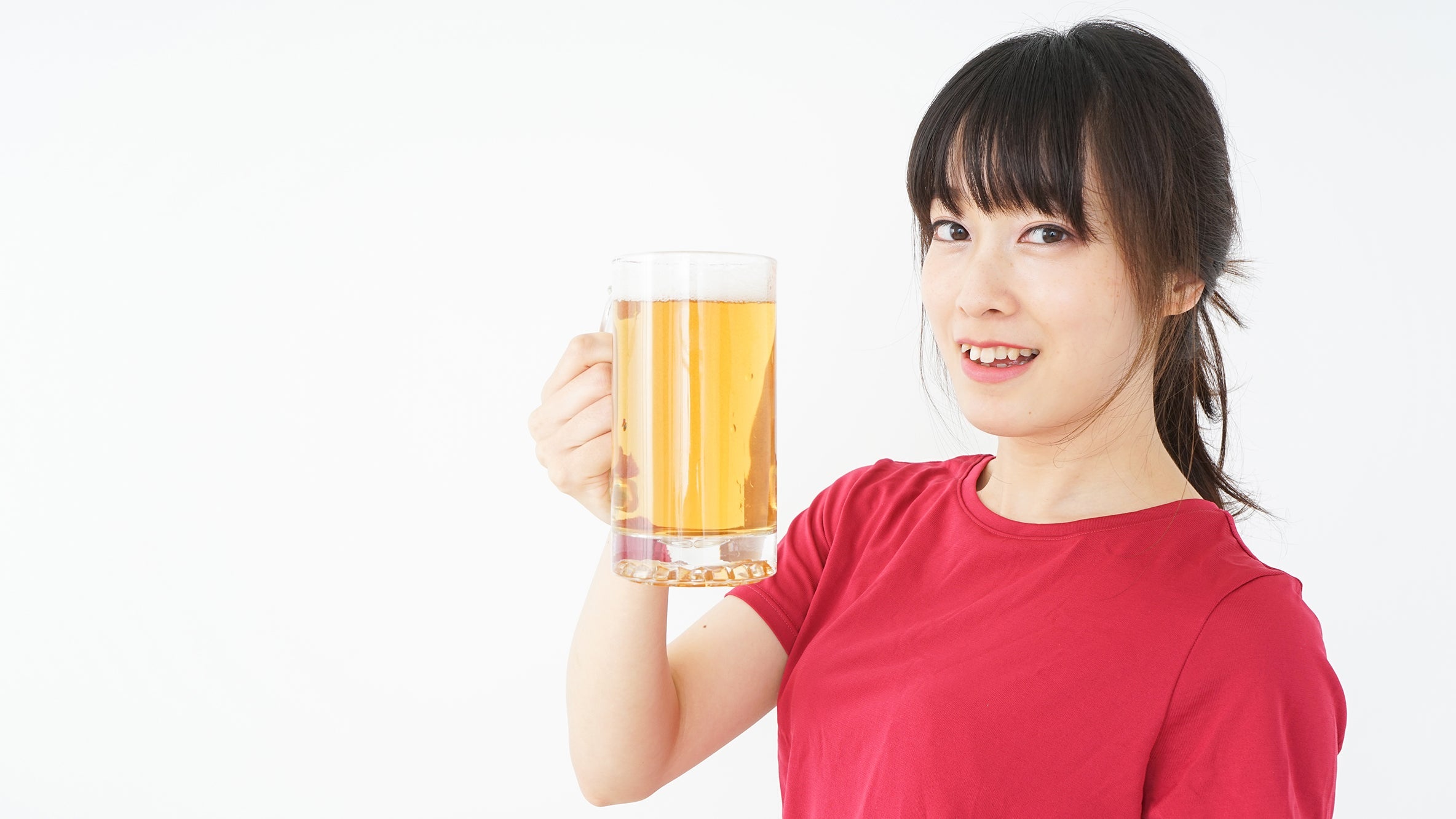 runner with beer