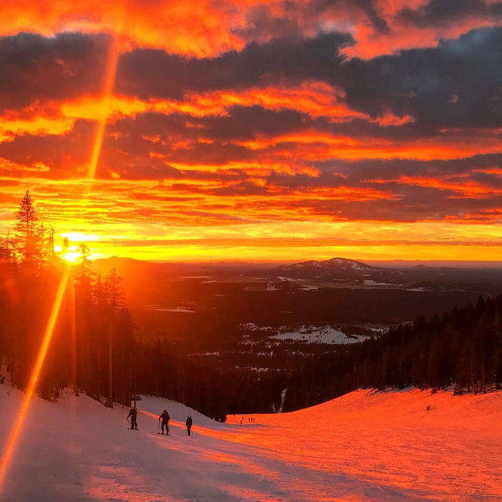 skimo sunrise