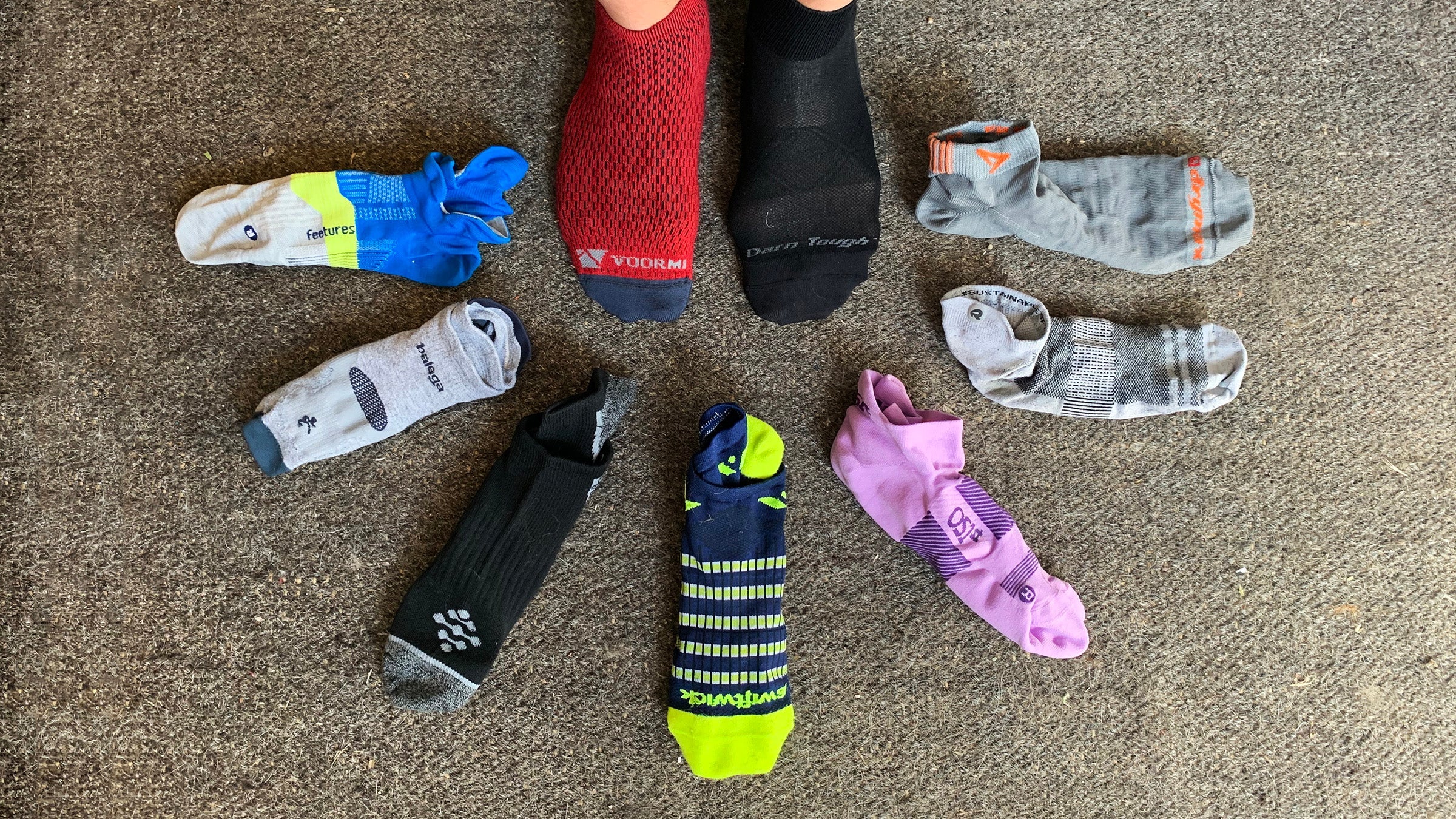 ultra-thin running socks