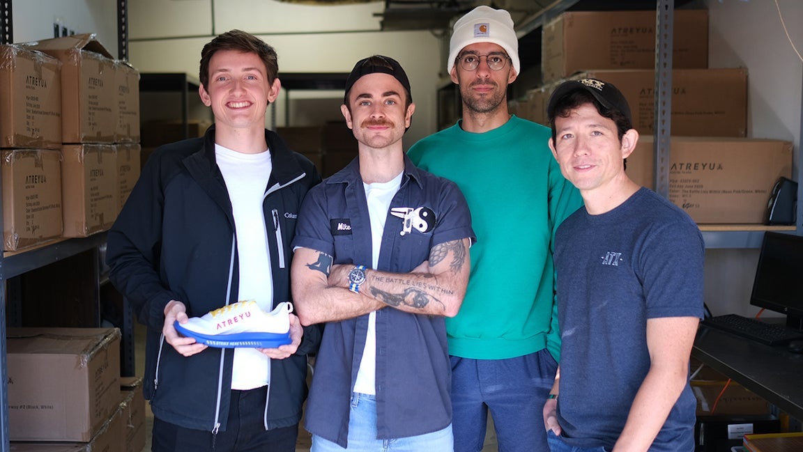 Michael Krajicek's team of shoe company pioneers.