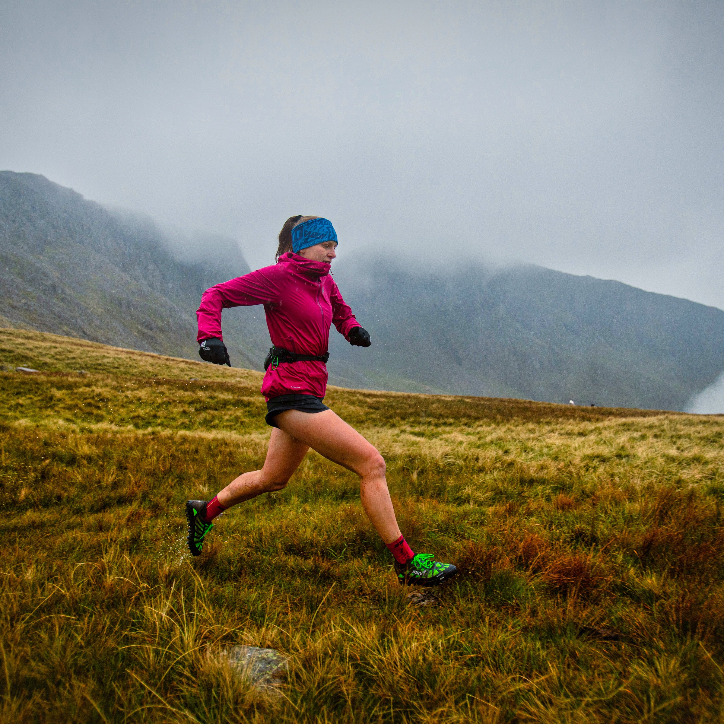 female runner on trail