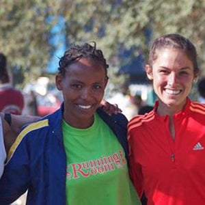 Becky Wade with training partners in Ethiopia