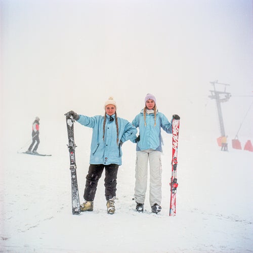 Gené van Niekerk (left) and Mila Henning at the base