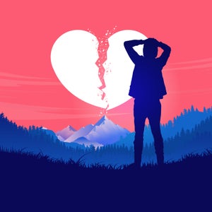 Nature heartbreak illustration
