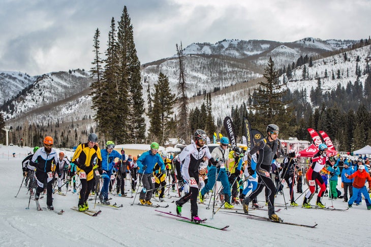 2016 GORE-TEX® Wasatch Ski Mountaineering Race for Outdoor Retailer Thursday paper Outdoor Retailer demo day