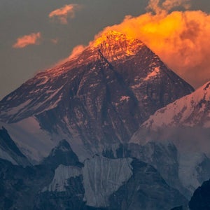 Sunset over Mount Everest