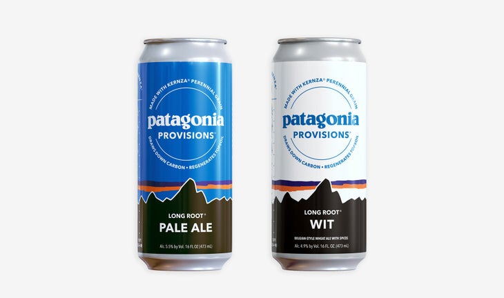 Patagonia Provisions Pale Ale and Wit Cans