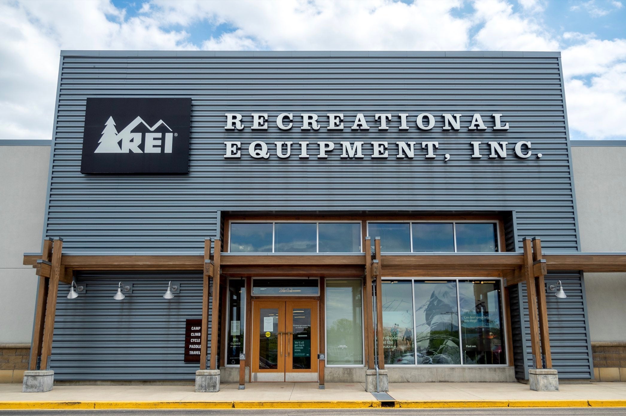 REI storefront