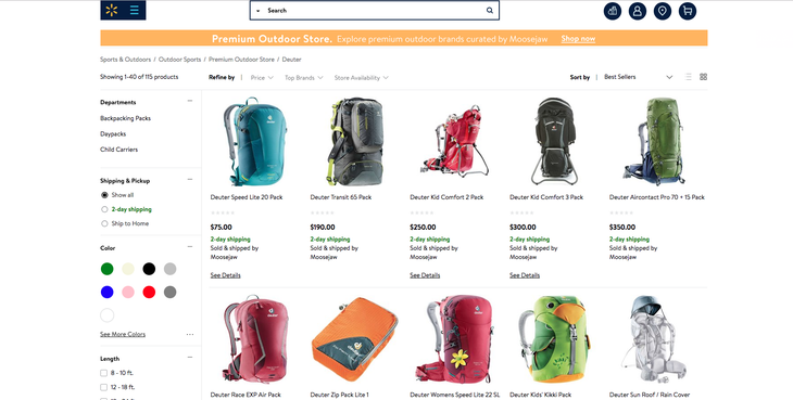 Deuter on Walmart Deuter products available on Walmart.com