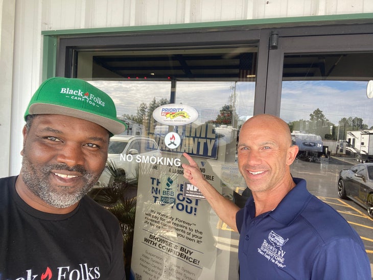 Earl with partner Browns RV Superstore- McBee, SC None