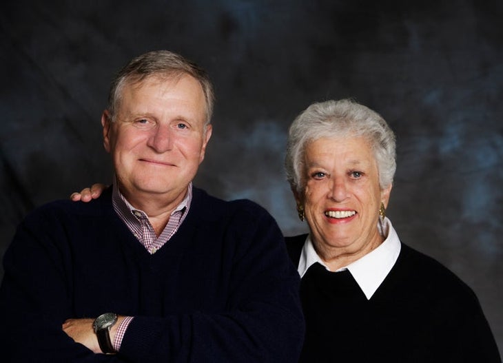 Gert and Tim Boyle - September 2006 Tim and Gert Boyle | man and woman in black sweaters