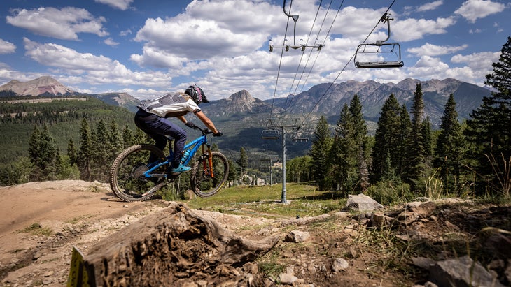 Mountain biking at Purgatory