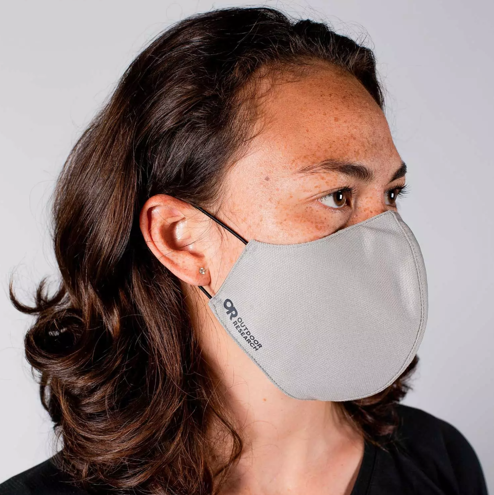 woman with mask