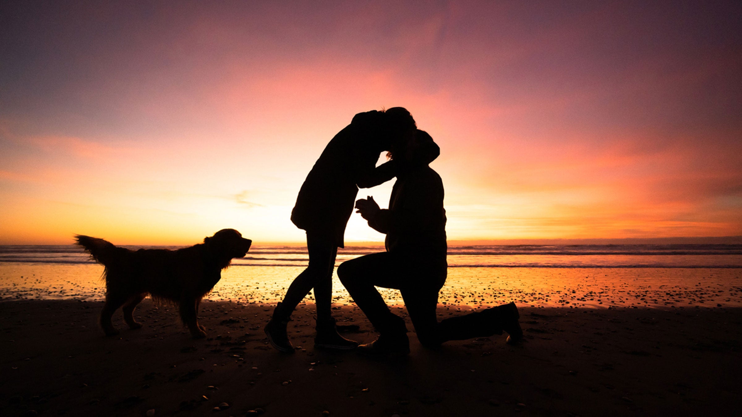 love stories man proposes to woman on a beach