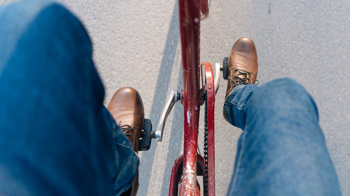 I Have a Confession to Make. I Like Riding My Bike in Jeans. Outside