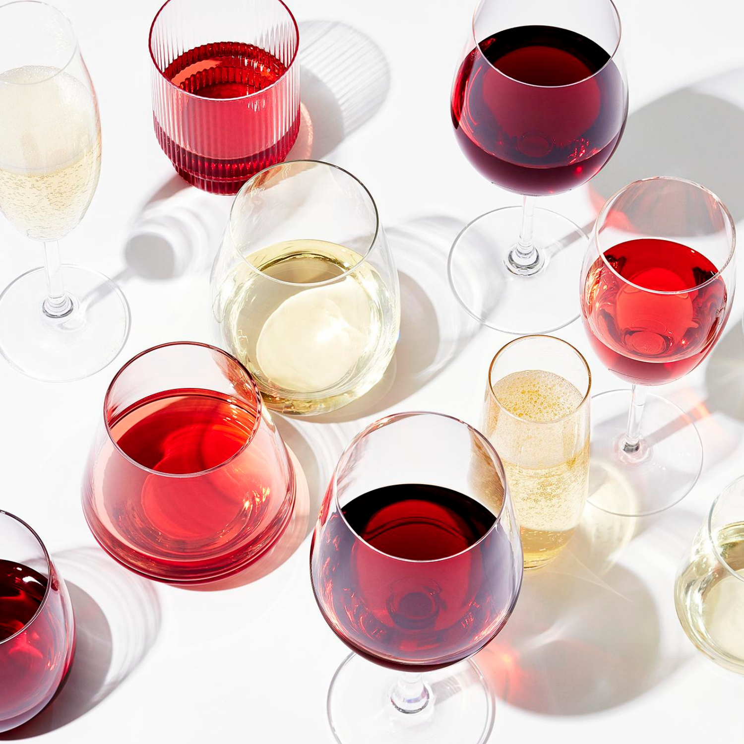 Glasses of wine