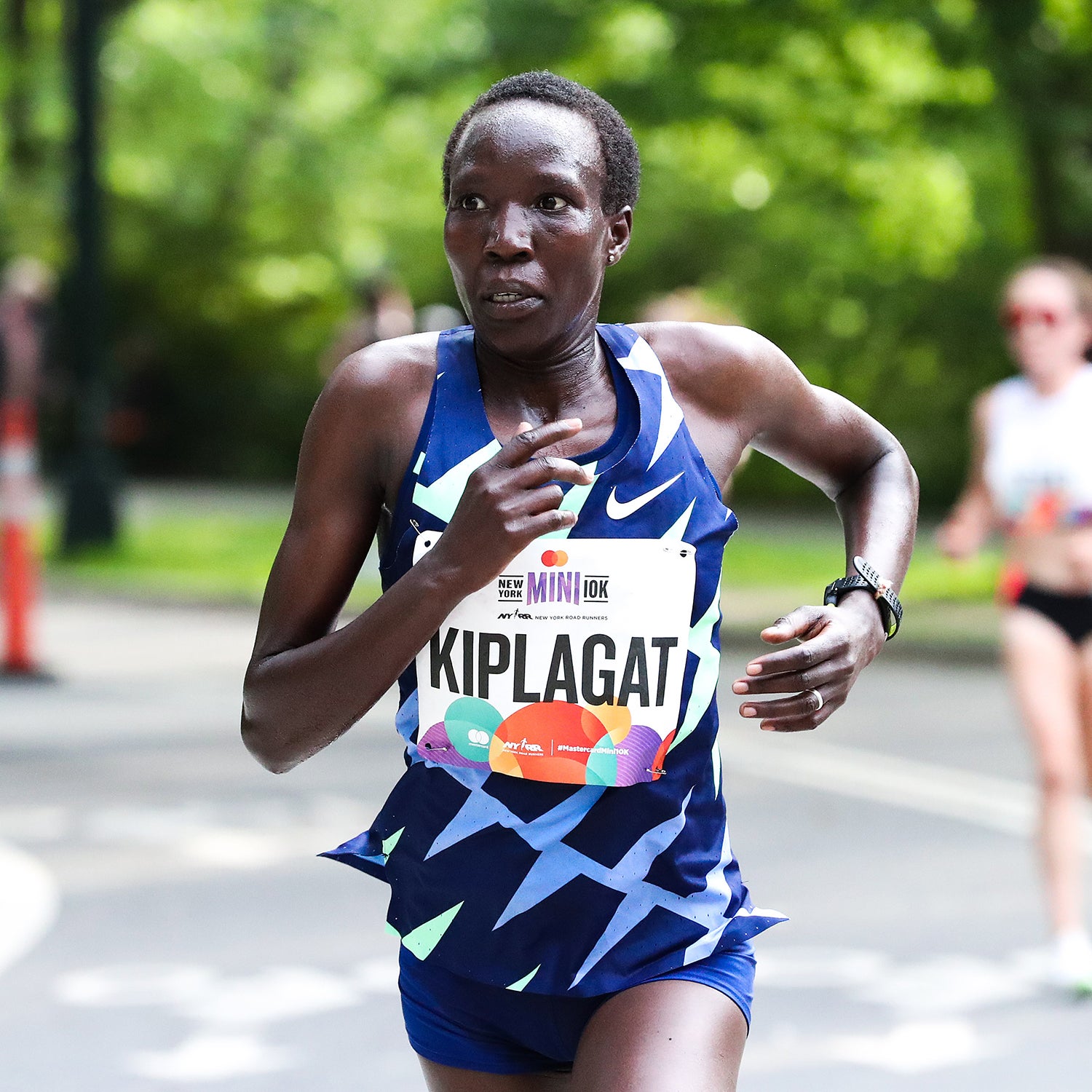 Edna Kiplagat in a race in New York