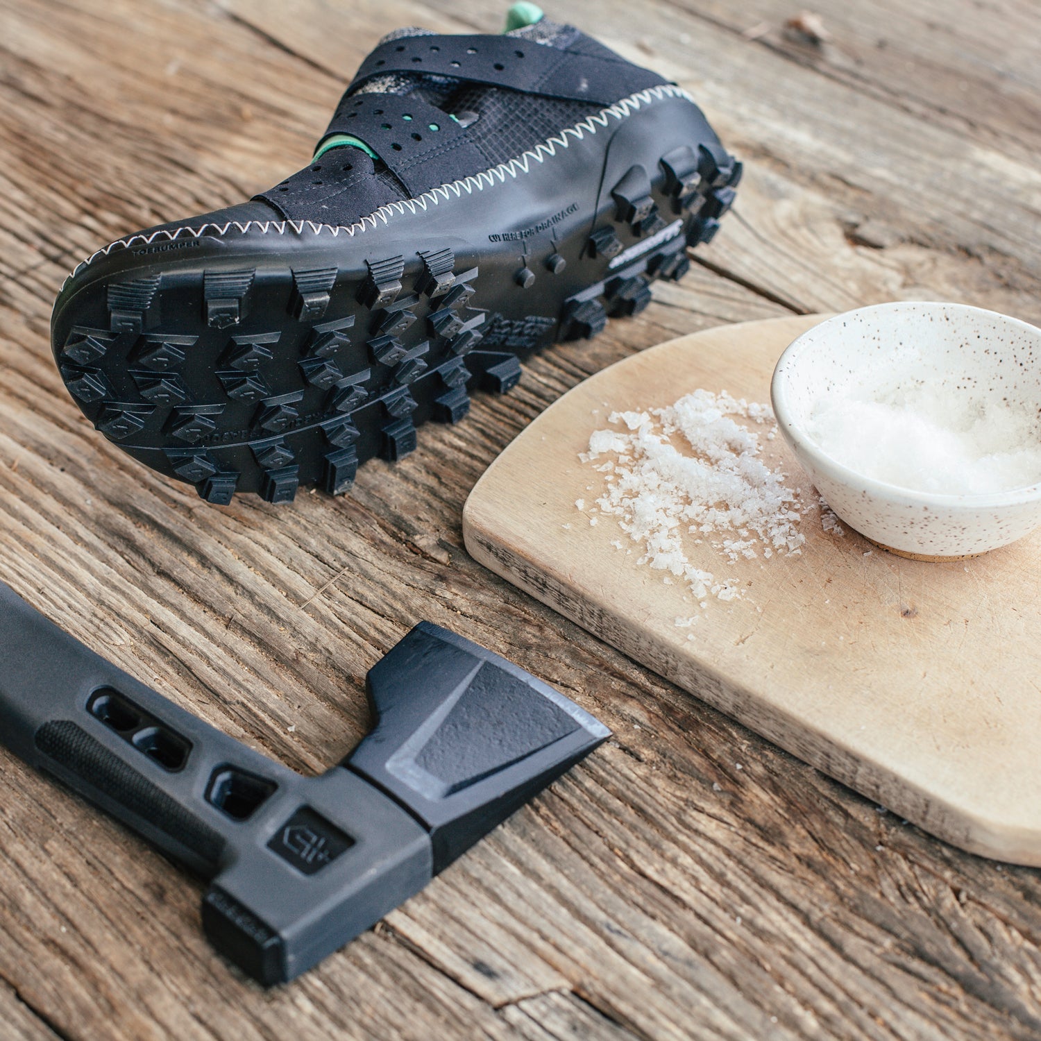 Father's day gifts on an outdoor table
