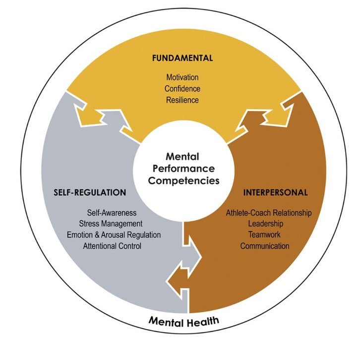 Sports psychology profile graphic