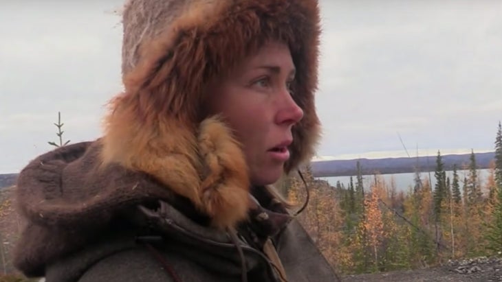 Callie Russell from Alone season 7.