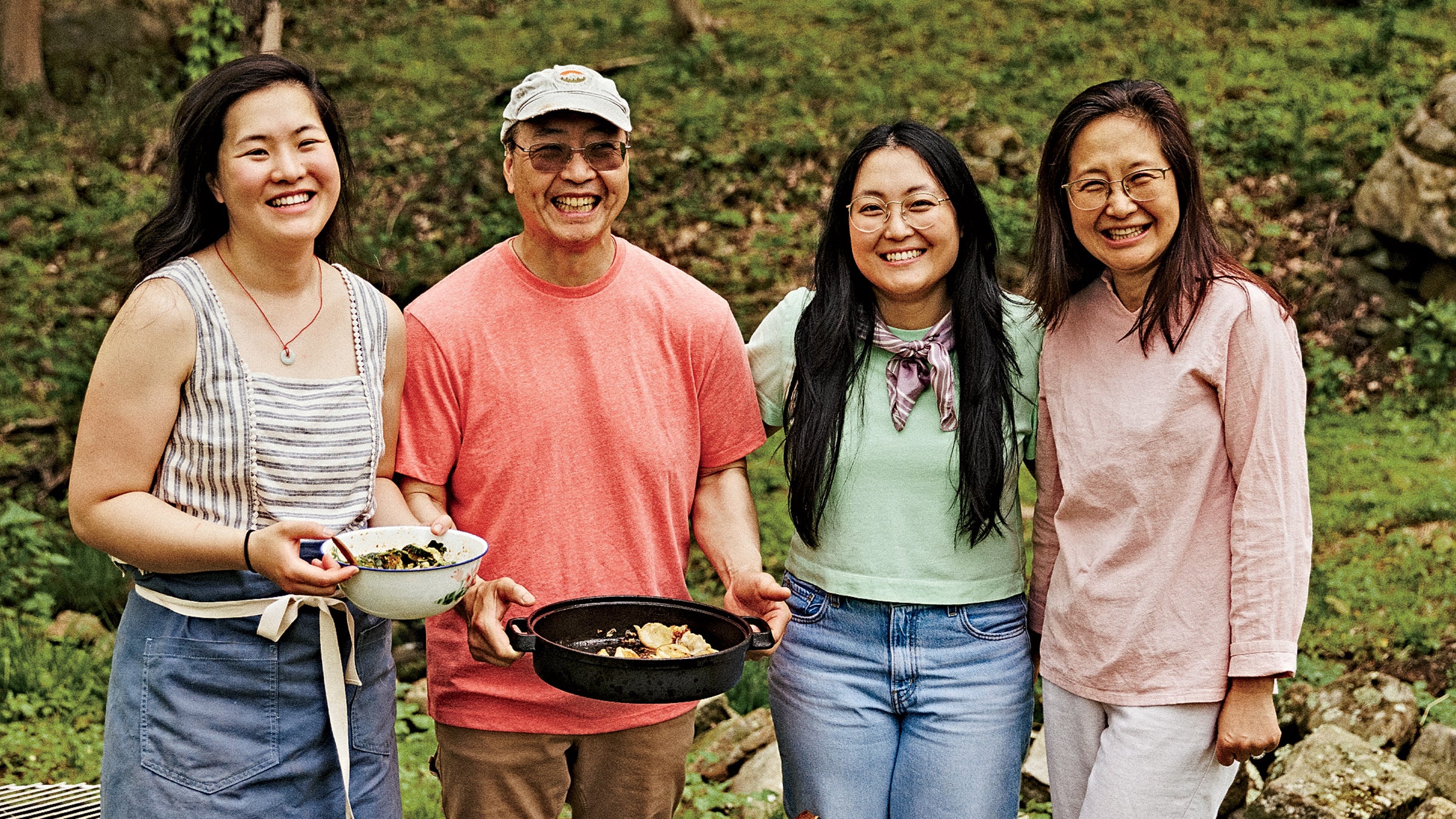 From left: Sarah, Bill, Kaitlin, and Judy Leung