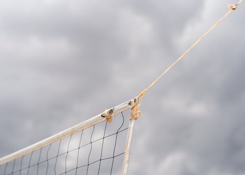 A volleyball net in Arraiján, Panama