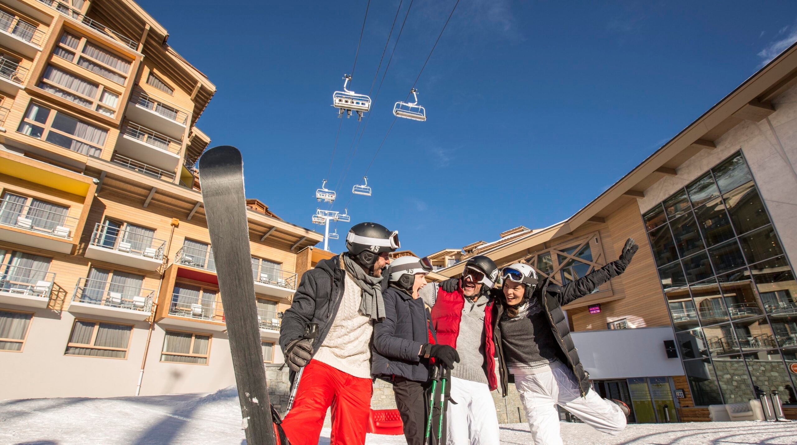 Winter skiing at Club Med