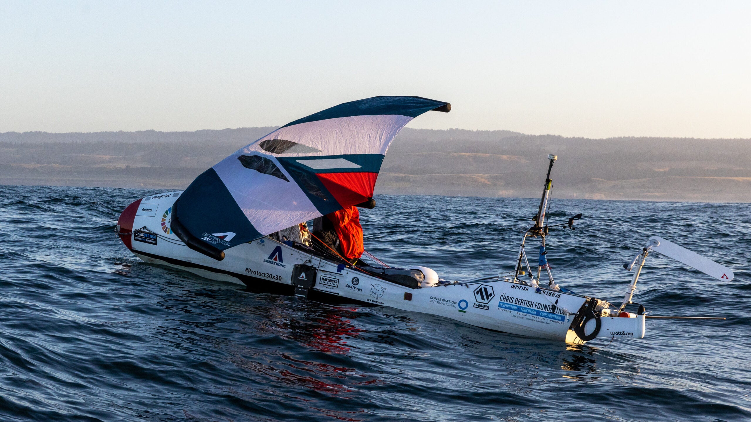 Chris Bertish's wing boat.