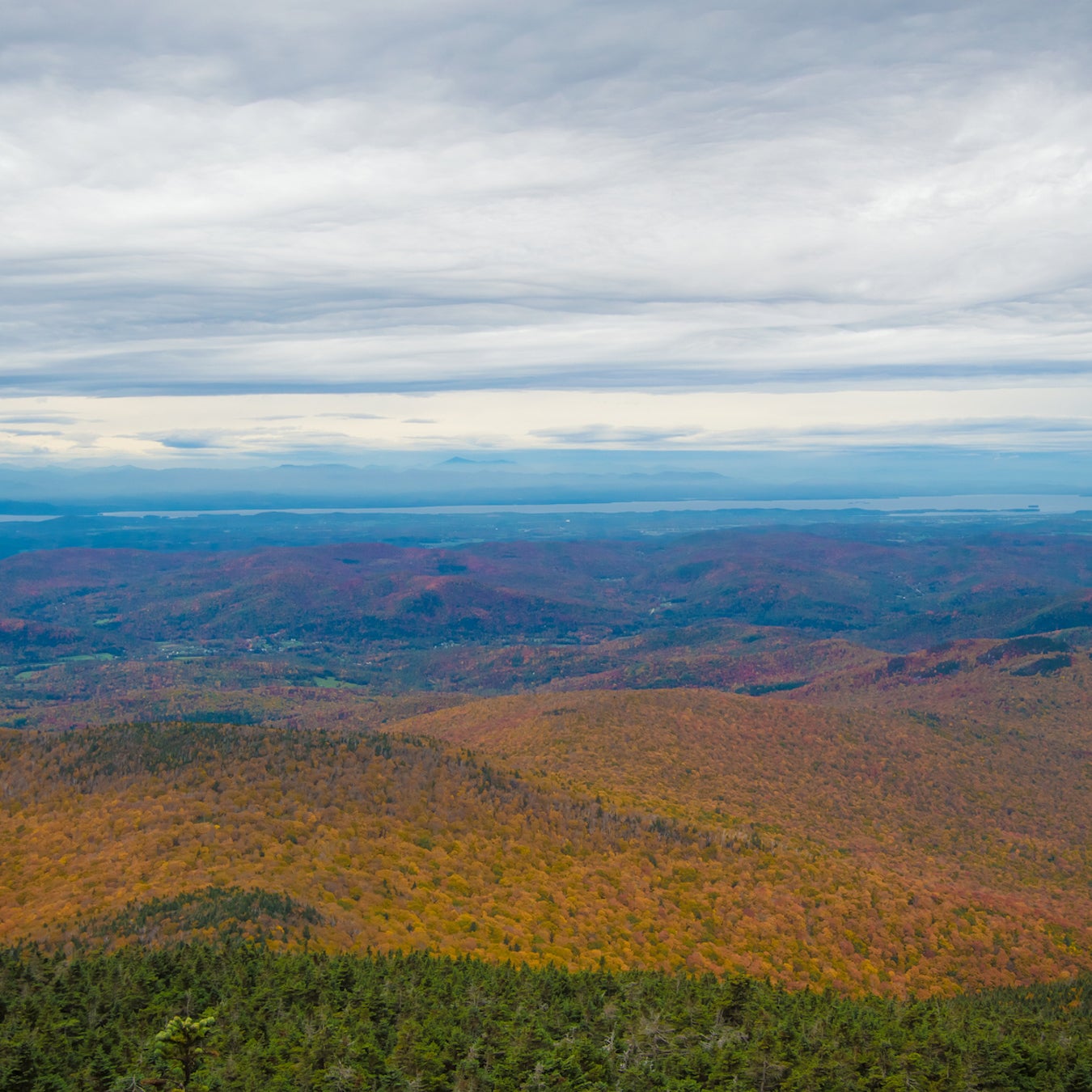 Camel Hump Mountain View during Fall