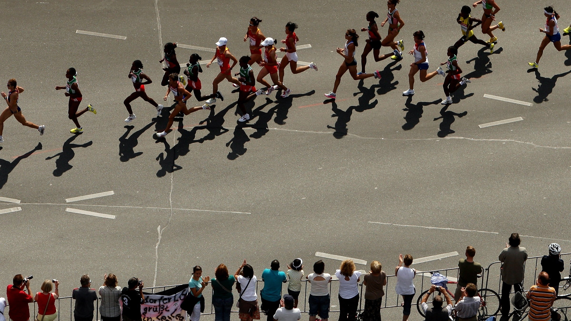 It’s true that the effects of drafting are much greater at higher speeds, but we mortals are out there for much longer and have more time to accumulate the benefits.