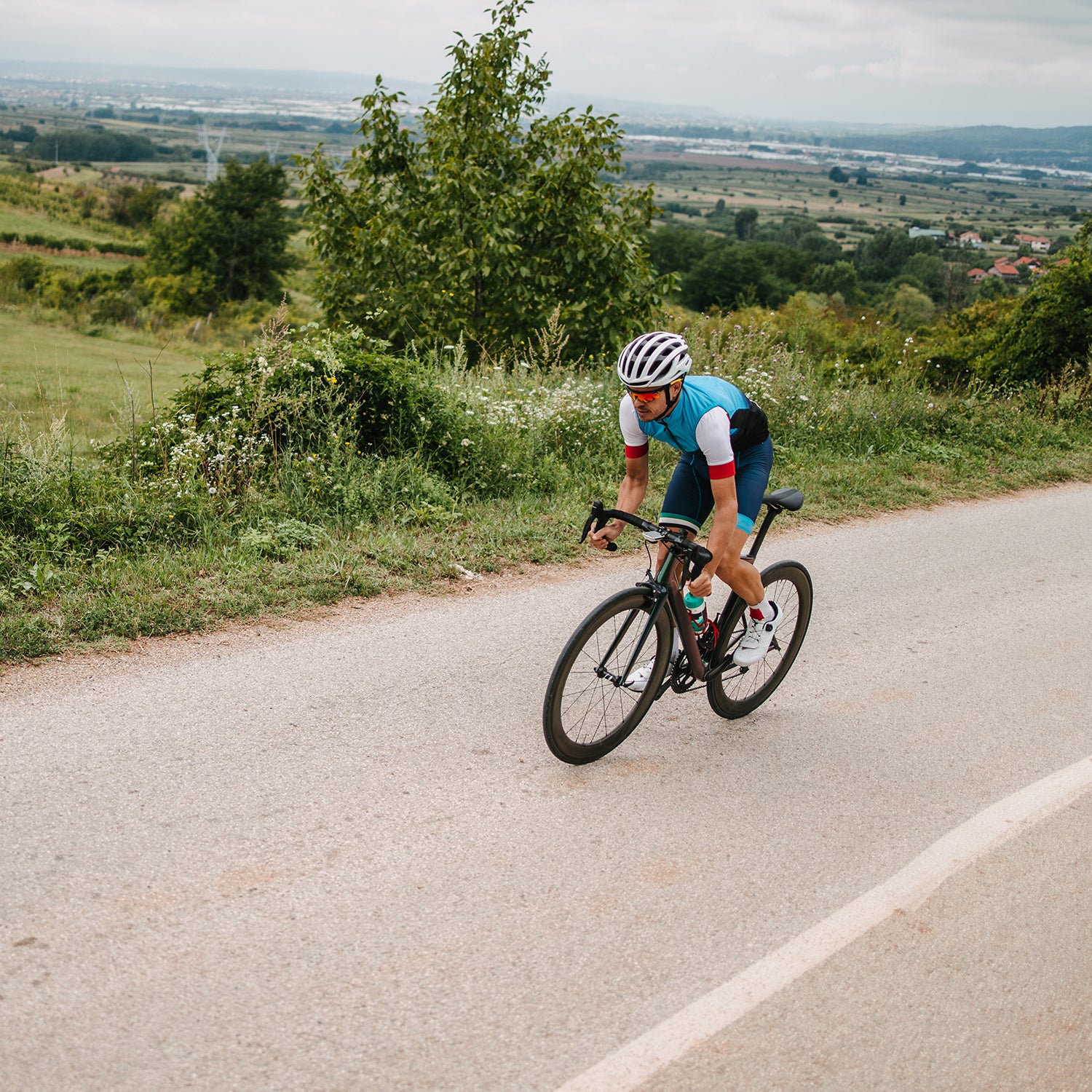 Photo of a road biker