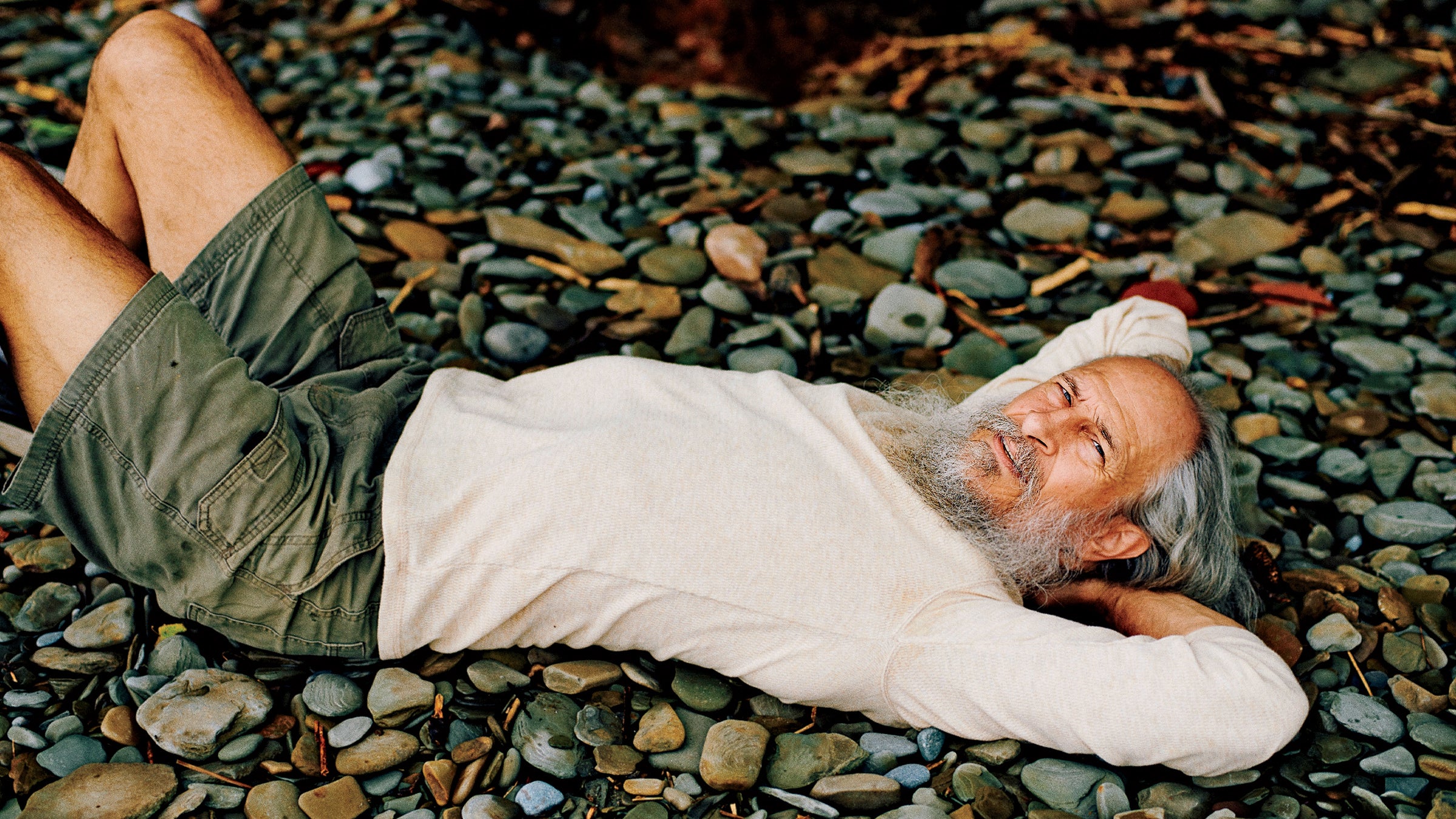 Steiner enjoying nature’s vast, glorious silence