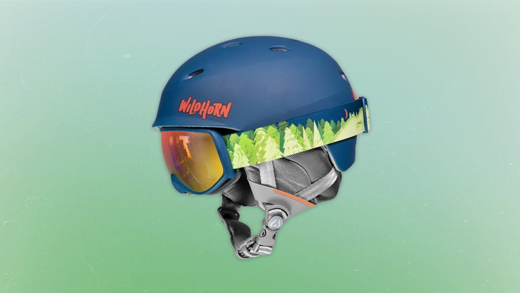 Wildhorn Helmet Spire Youth Snow Helmet and Shilo Youth Snow Goggles Combo