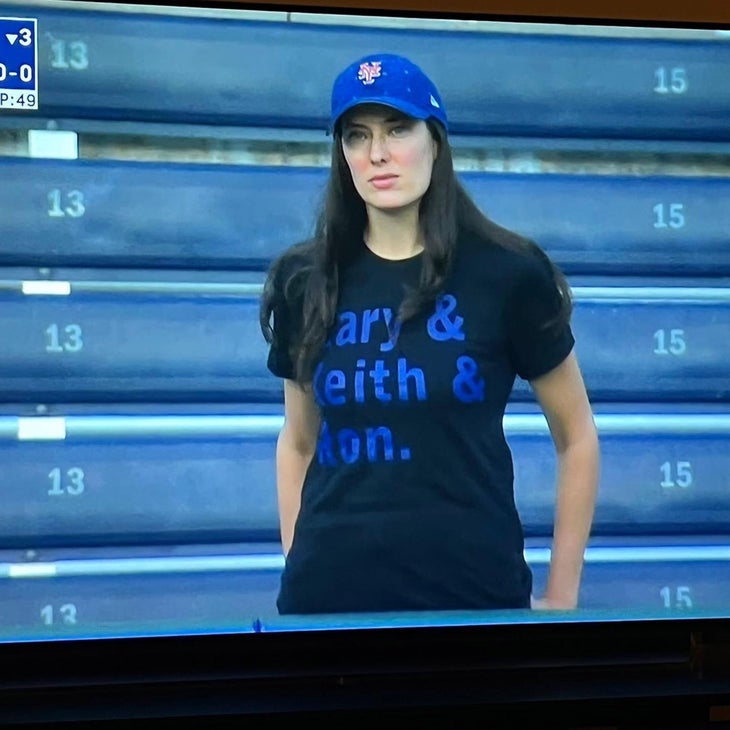 Woman on TV