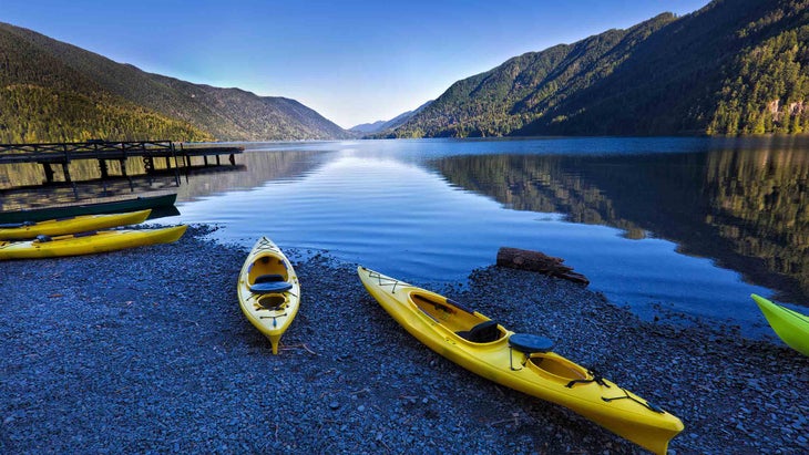 kayak lake